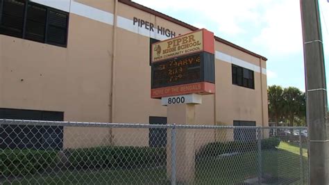 Piper high sunrise fl - Piper High School is a public high school located in Sunrise, Florida, one of the nation's fastest growing cities. The school is a part of the Broward County Public …